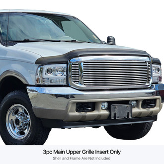 APG® - 3-Pc Polished 8x6 mm Horizontal Billet Main Grille