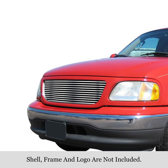 APG® - 1-Pc Chrome Polished 8x6 mm Horizontal Billet Main Grille