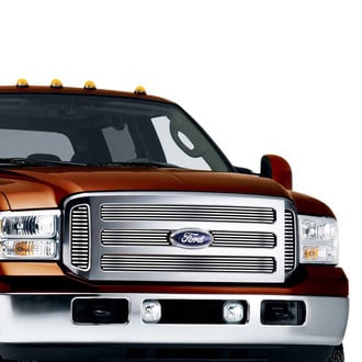 APG® - 6-Pc Chrome Polished 8x6 mm Horizontal Billet Main Grille