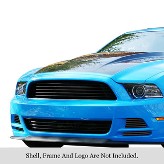 APG® - 4-Pc Black 8x6 mm Horizontal Billet Fog Light Cover Grilles