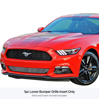 APG® - 1-Pc Chrome Polished Horizontal Billet Bumper Grille