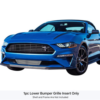 APG® - 1-Pc Chrome Polished Horizontal Billet Bumper Grille