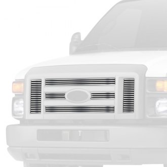 Ford E-series Custom Grilles | Billet, Mesh, CNC, LED, Chrome, Black