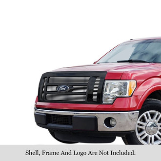 APG® - 1-Pc Chrome Polished 8x6 mm Horizontal Billet Main Grille