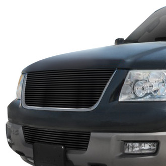 APG® - 2-Pc Black 8x6 mm Horizontal Billet Main and Bumper Grille Kit