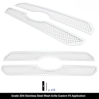 APG® - 2-Pc Polished 2.5 mm Wire Mesh Main Grille