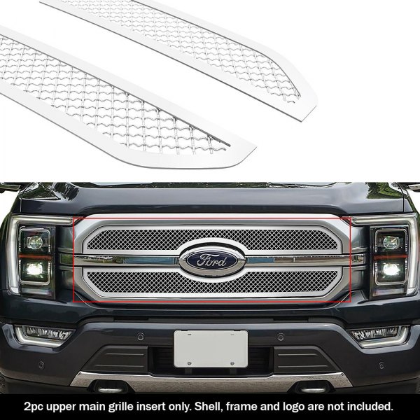 APG® - 2-Pc Polished 2.5 mm Wire Mesh Main Grille