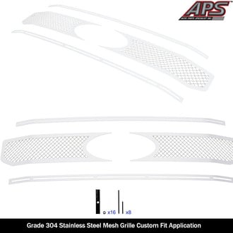 APG® - 4-Pc Polished 2.5 mm Wire Mesh Main Grille