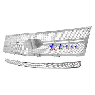 APG® - 2-Pc Chrome Polished 1.8 mm Wire Mesh Main Grille
