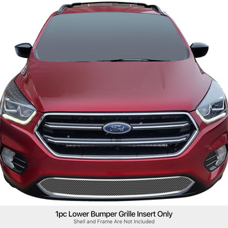 APG® - 1-Pc Chrome 1.8 mm Wire Mesh Bumper Grille