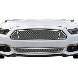 APG® - 1-Pc Chrome Polished 1.8 mm Wire Mesh Bumper Grille