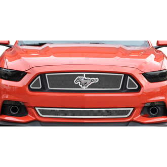 APG® - 3-Pc Chrome Polished 1.8 mm Wire Mesh Bumper Grille