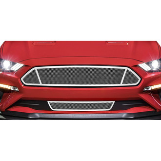 APG® - 3-Pc Chrome Polished 1.8 mm Wire Mesh Bumper Grille