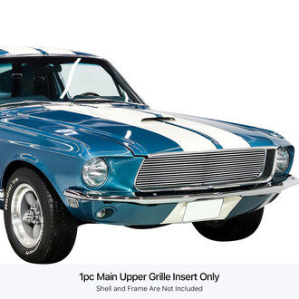 APG® - 1-Pc Polished 8x6 mm Horizontal Billet Main Grille