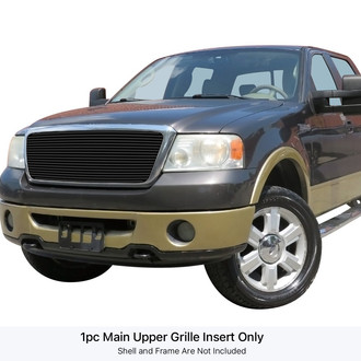 APG® - 1-Pc Black Horizontal Billet Main Grille