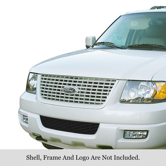 APG® - 1-Pc Black Horizontal Billet Bumper Grille