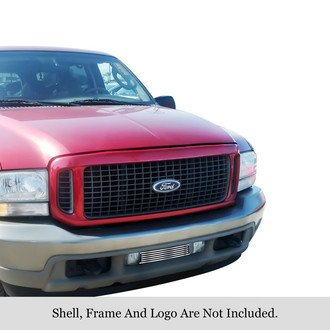 APG® - 1-Pc Chrome Polished 8x6 mm Horizontal Billet Bumper Grille