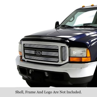 APG® - 6-Pc Chrome Polished 8x6 mm Horizontal Billet Main Grille