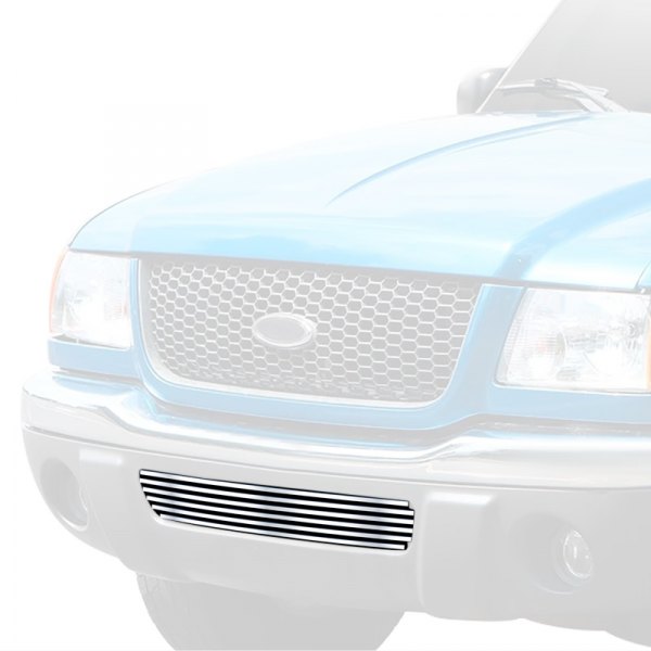 APG® - 1-Pc Polished Horizontal Billet Bumper Grille