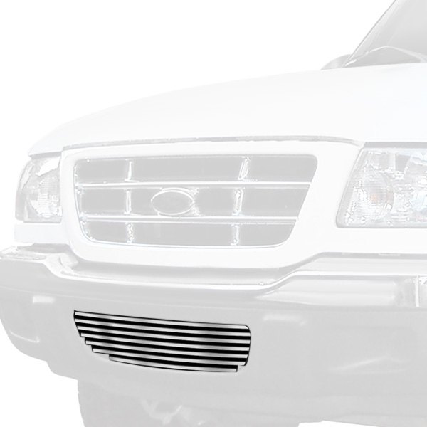 APG® - 1-Pc Chrome Polished Horizontal Billet Bumper Grille