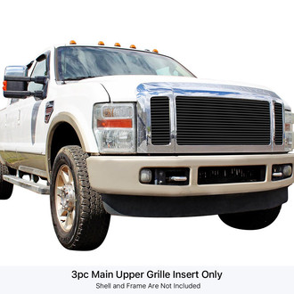 APG® - 3-Pc Black Horizontal Billet Main Grille