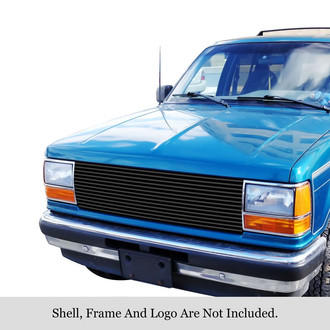 APG® GR06HEJ06J - 1-Pc Black 8x6 mm Horizontal Billet Main Grille