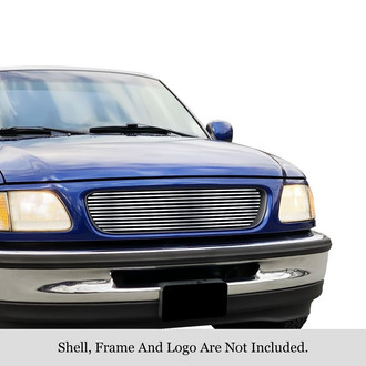 APG® - Chrome Polished 8x6 mm Horizontal Billet Main and Bumper Grille Set