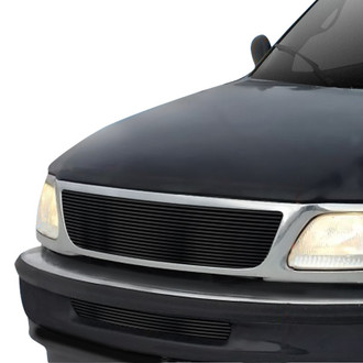 APG® - 2-Pc Black 8x6 mm Horizontal Billet Main and Bumper Grille Kit