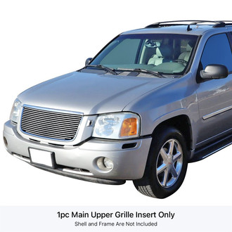 APG® - 1-Pc Silver Hairline 8x6 mm Horizontal Billet Main Grille