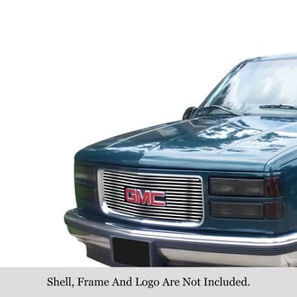 APG® - 1-Pc Chrome Polished 8x6 mm Horizontal Billet Main Grille