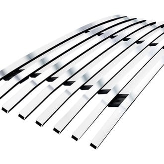 APG® - 1-Pc Silver Hairline 8x6 mm Horizontal Billet Bumper Grille
