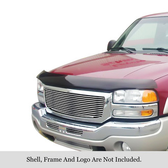 APG® - 3-Pc Polished 8x6 mm Horizontal Billet Main and Bumper Grille Kit