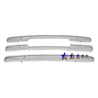 APG® - 3-Pc Chrome Polished 1.8 mm Wire Mesh Main Grille