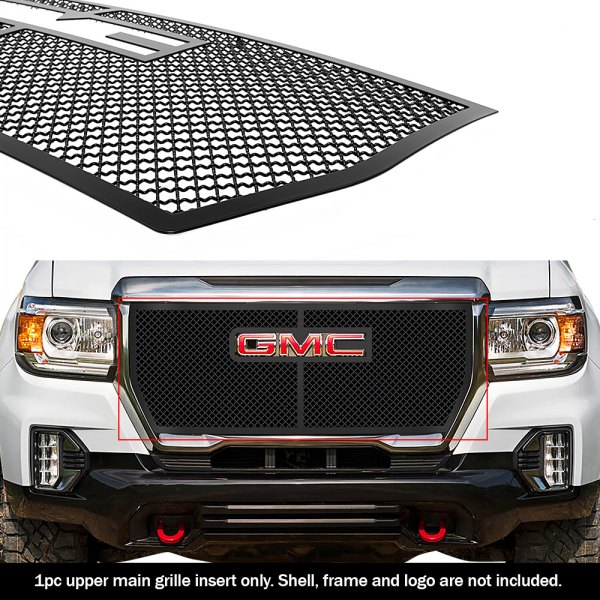 APG® - 3-Pc Black Powder Coated 2.5 mm Wire Mesh Main Grille