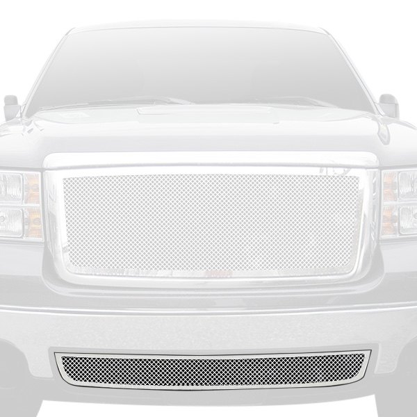 APG® - 1-Pc Chrome Polished 1.8 mm Wire Mesh Bumper Grille