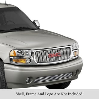 APG® - 1-Pc Chrome Polished 8x6 mm Horizontal Billet Bumper Grille