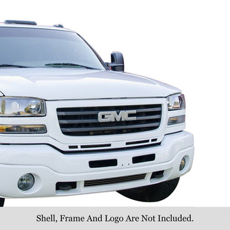 APG® - 1-Pc Black 8x6 mm Horizontal Billet Bumper Grille