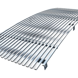 APG® - Polished 8x6 mm Horizontal Billet Main and Bumper Grille Set