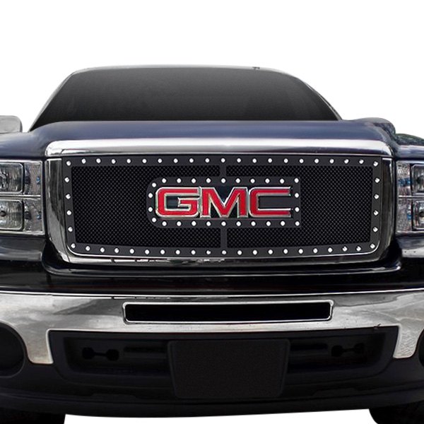 EAG Stainless Steel Wire Mesh Grill Fit for 07-10 GMC Sierra 2500HD 3500HD 
