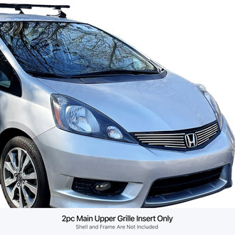 APG® - 2-Pc Silver Hairline Horizontal Billet Main Grille