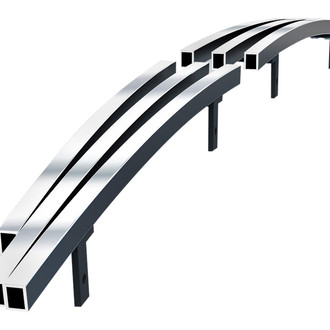 APG® - Chrome Polished Horizontal Billet Main and Bumper Grille Set