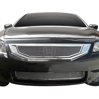 APG® - 1-Pc Chrome Polished 1.8 mm Wire Mesh Bumper Grille
