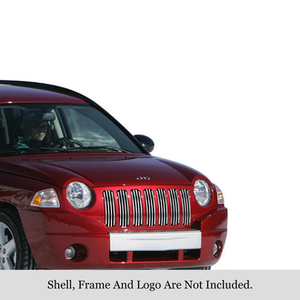 APG® - 7-Pc Polished 8x6 mm Horizontal Billet Main Grille