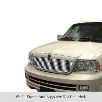 APG® - 1-Pc Chrome Polished 8x6 mm Horizontal Billet Main Grille