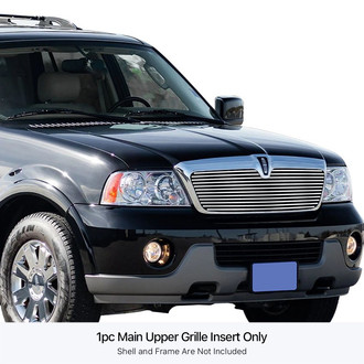 APG® - 1-Pc Chrome Polished 8x6 mm Horizontal Billet Main Grille