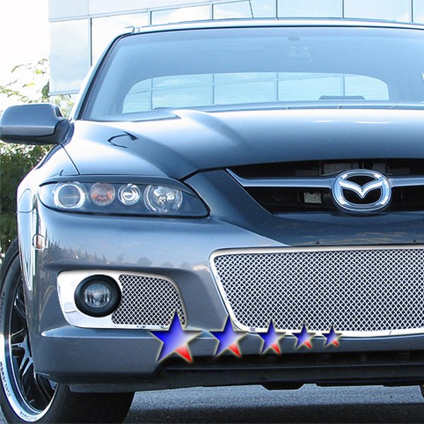 APG® - 3-Pc Chrome Polished 1.8 mm Wire Mesh Bumper Grille