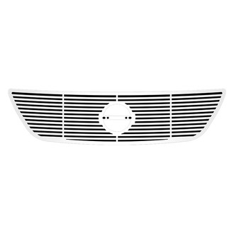 APG® - 1-Pc Sheet Series Silver Hairline Horizontal Bars Punch Laser Cut Main Grille