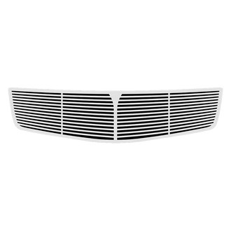 APG® - 1-Pc Sheet Series Silver Hairline Horizontal Bars Punch Laser Cut Main Grille