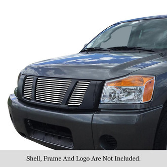 APG® - 3-Pc Chrome Polished 8x6 mm Horizontal Billet Main Grille