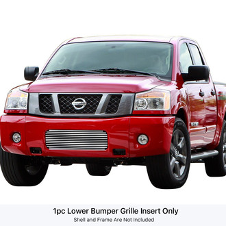 APG® - 1-Pc Chrome Polished 8x6 mm Horizontal Billet Bumper Grille